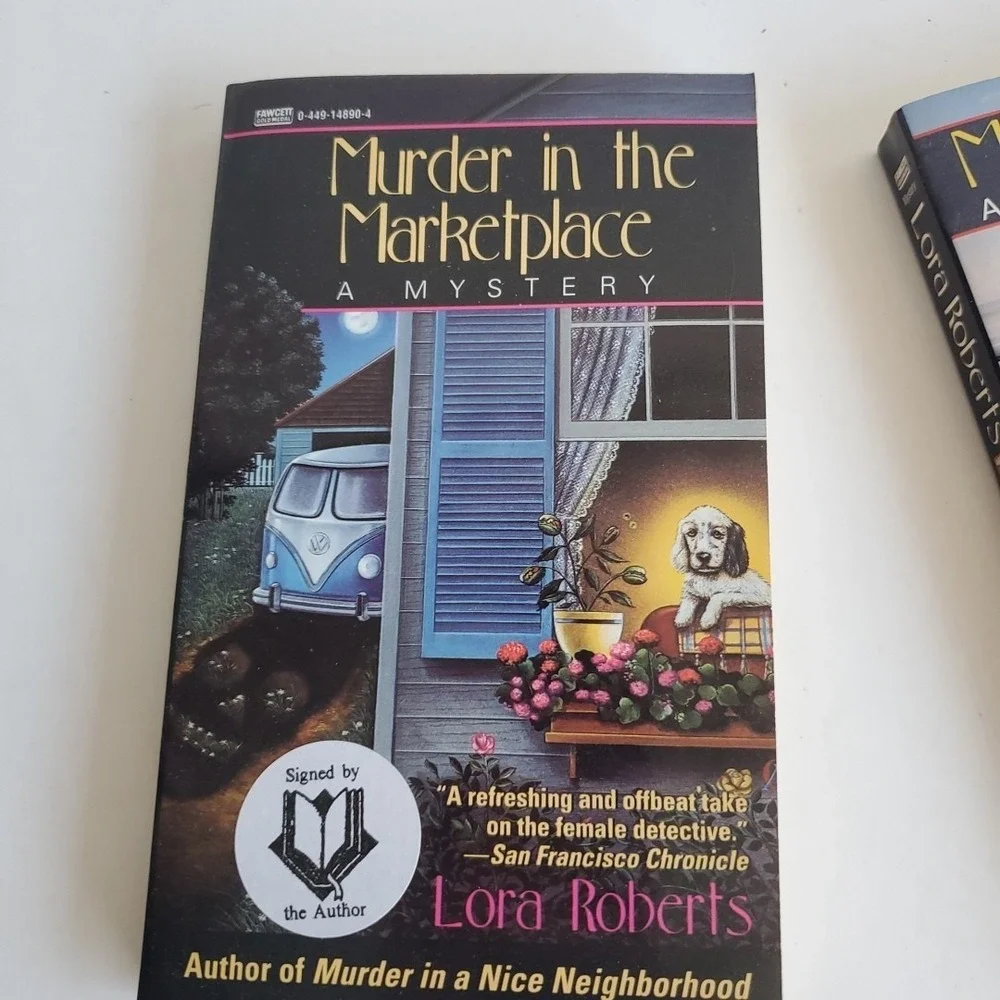 4 LORA ROBERTS PB Lot MYSTERY MURDER CROPS UP MURDER Mile‎ High Marketplace NOS